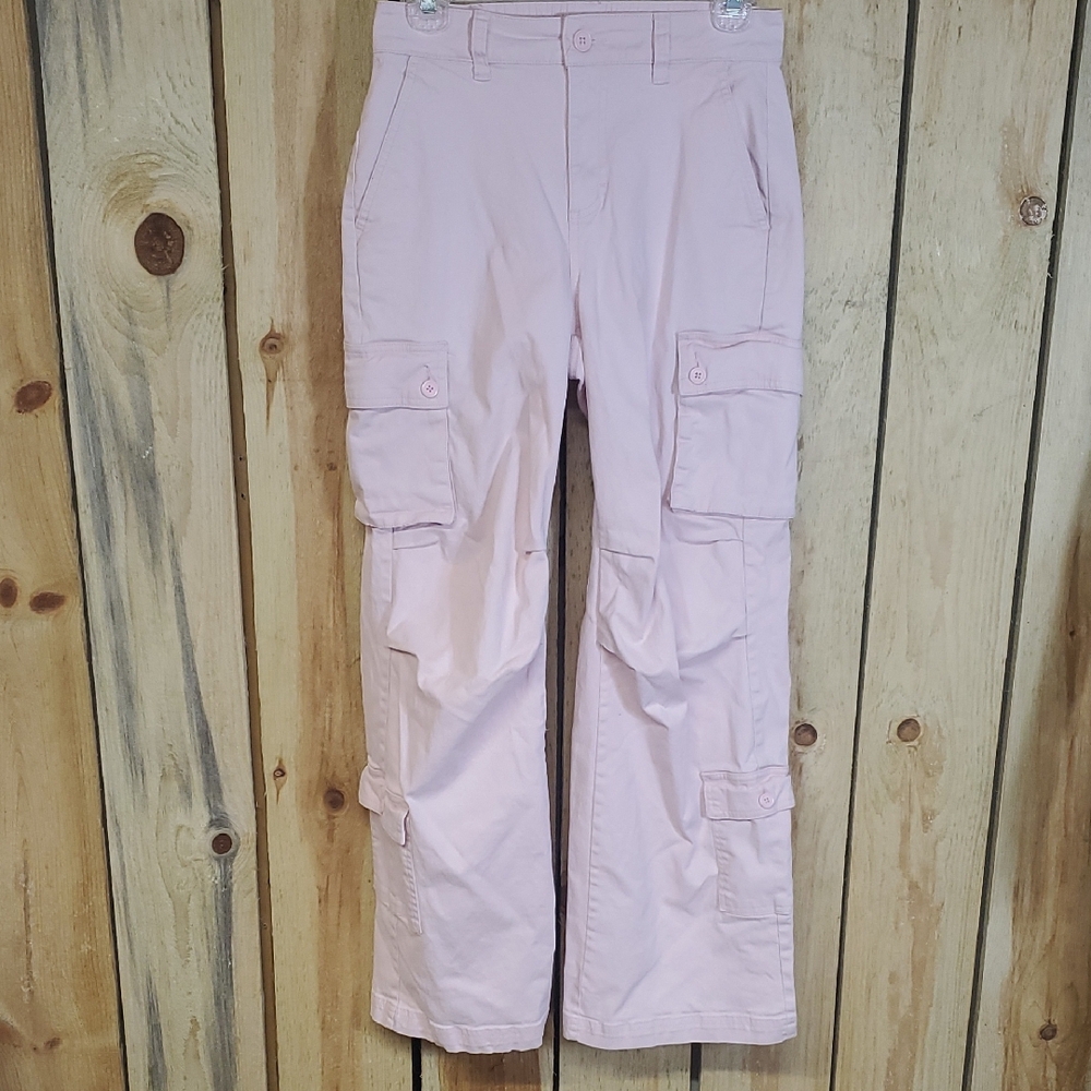 Womens Wild Fable Pink Cargo Pants Size XS Hiking Camping